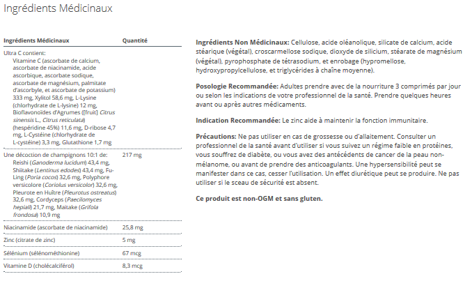 Immucore ImmuCore - Metagenics - Natura Medicina - Cathay Doyon Naturopathe